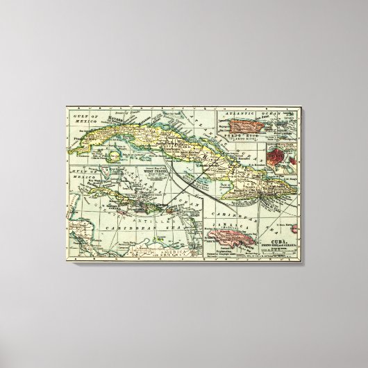 CubaPanoramaCuba Canvas Afdruk (Voorkant)