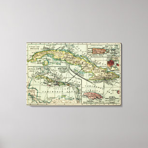 CubaPanoramaCuba Canvas Afdruk