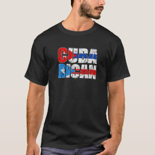 CubaRicaans Puerto Rico Cuba Puerto Rican T-shirt