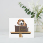 Cubby The Preacher Briefkaart (Staand voorkant)