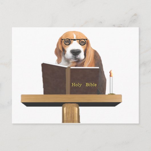Cubby The Preacher Briefkaart (Voorkant)