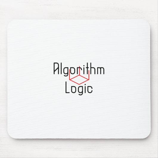 Cube Algoritm Logic Speed Cubing Buster Muismat (Voorkant)