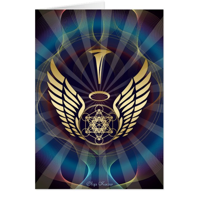 Cube angélique en Merkaba-Metatron (Devant)