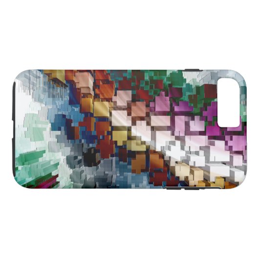 Cube Centric Case-Mate iPhone Case (Achterkant (Horizontaal))