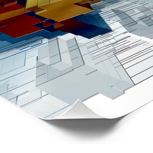 Cube Centric Perfect Poster (Hoek)