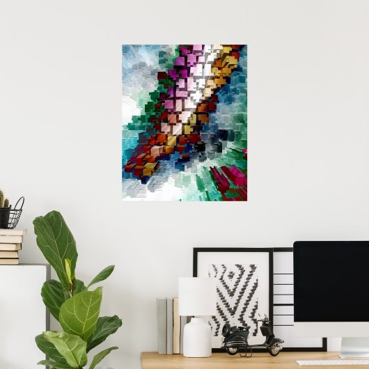 Cube Centric Poster (Thuiskantoor)