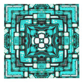 Cube d'imagination néon-cyan (Droite)