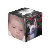 Cube en photo (4 pouces) (Angle arrière)