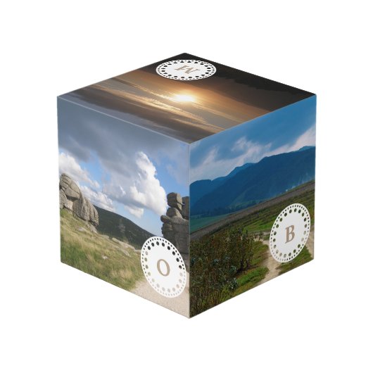 Cube en photo de Personalizable (Angle arrière)