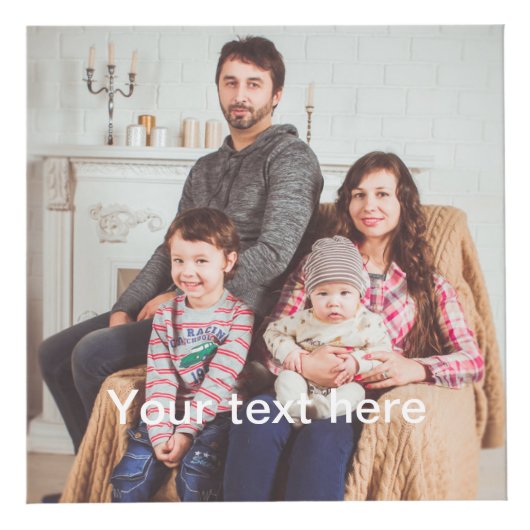 Cube fait sur commande en mémoire de photo et de (Devant)