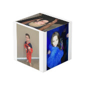 Cube fait sur commande en photo avec l'image et (Angle arrière)