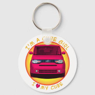 Cube Girl-Sleutelhanger Sleutelhanger