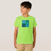 Cube Hearts Blauw T-shirt (Voorkant volledig)