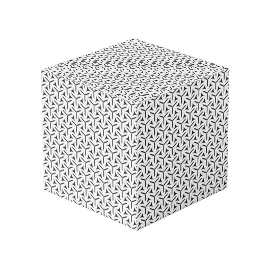 Cube Motif de lames gothiques (Angle devant)