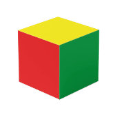 Cube multicolore (Angle arrière)