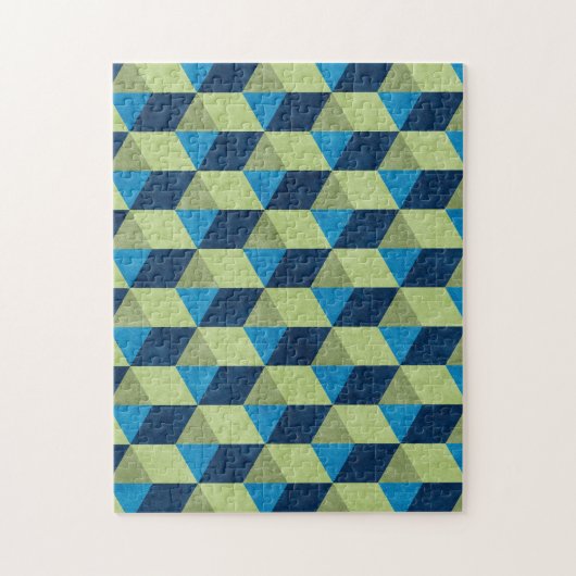 Cube or hexagon legpuzzel (Verticaal)