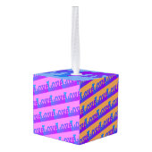 Cube Ornament (Achter hoekig)