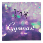 Cube Personnalisé Purple Gymnastique Filles (Droite)