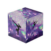 Cube Personnalisé Purple Gymnastique Filles (Angle arrière)