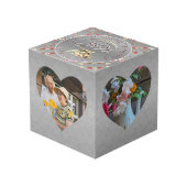 Cube Photo 16e anniversaire de Mariage Cadres cardiaques arge (Angle arrière)