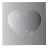 Cube Photo 25e Rose gris argenté Cadres cardiaques 4 photos (Droite)