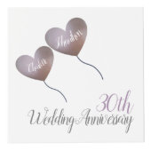 Cube Photo 30e anniversaire de la mariage perle ballons cardi (Droite)