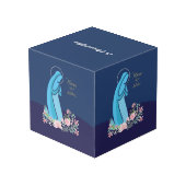 Cube Photo 50e anniversaire de la vie religieuse Nun Fleur ro (Angle arrière)