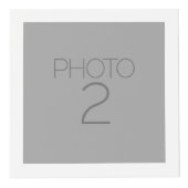 Cube Photo 5 photos en collage avec une bordure blanche solid (Droite)
