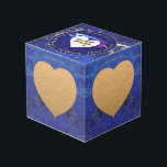Cube Photo 9e anniversaire du Mariage Lapis Lazuli Couleur<br><div class="desc">C'est amusant; un 9e anniversaire mariage lapis lazuli photo cube,  avec vos photos magnifiques,  honorer votre amour! Je les ai conçus avec l'esprit "audacieux" et lapis lazuli avec votre texte médaillon et mes coeurs fantaisistes font pour un design royal et adapté pour votre journée spéciale!</div>