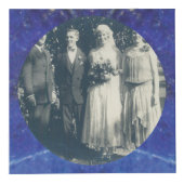 Cube Photo 9th Wedding Anniversary Lapis 4 Photos (Droite)