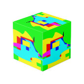 Cube Photo Abstrait (Angle arrière)
