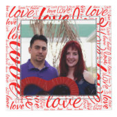 Cube Photo Aimer l'art Word personnalisé | Valentine Classiqu (Droite)