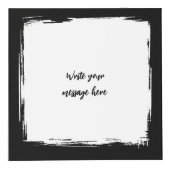 Cube Photo Ajouter 4 images personnaliser mots noir blanc pho (Devant)