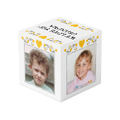 Cube Photo Ajouter 4 images que nous vous aimons grand-mère j (Angle arrière)