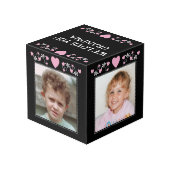 Cube Photo Ajouter 4 images que nous vous aimons grand-mère r (Angle arrière)
