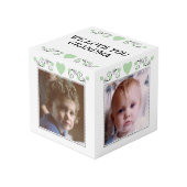 Cube Photo Ajouter 4 images que nous vous aimons grand-mère v (Angle devant)