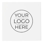Cube Photo Ajouter simplement votre logo Entreprise (Devant)