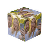 Cube Photo Ajouter un selfie personnalisé (Angle arrière)