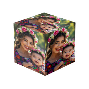 Cube Photo Ajouter une belle photo de bébé à personnaliser