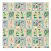 Cube Photo amour cactus - aquarelle (Droite)