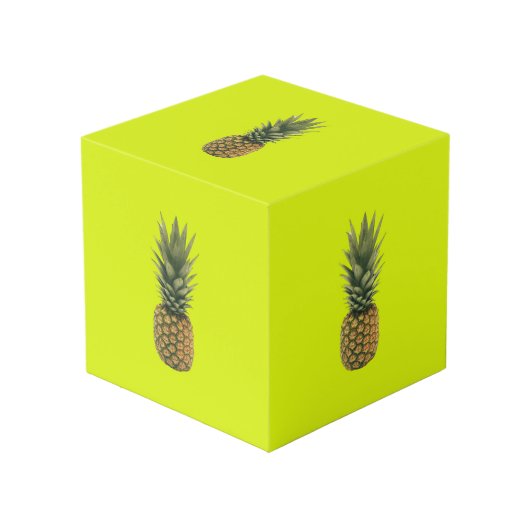Cube Photo Ananas doux (Angle devant)