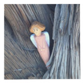 Cube Photo Ange sculpté dans l'arbre Thunder Cove (Droite)