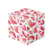 Cube Photo Aquarelle pastèque 1 (Angle arrière)