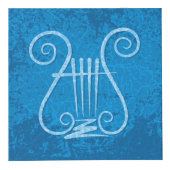 Cube Photo Arrière - plan Blue Lyre (Droite)