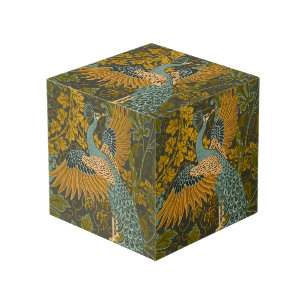 Cube Photo Arts et artisanat Walter Crane motif paon