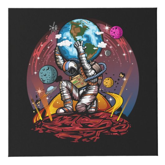 Cube Photo Atlas Space Man (Droite)