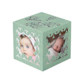 Cube Photo "Ayez une joyeuse St. Patrick's Day" Shamrock Fram (Angle arrière)