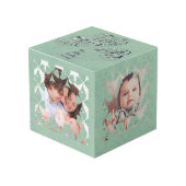 Cube Photo "Ayez une joyeuse St. Patrick's Day" Shamrock Fram (Angle devant)