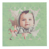 Cube Photo "Ayez une joyeuse St. Patrick's Day" Shamrock Fram (Droite)