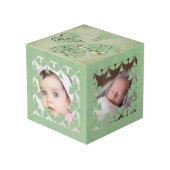 Cube Photo "Ayez une joyeuse St. Patrick's Day" Shamrock Fram (Angle arrière)
